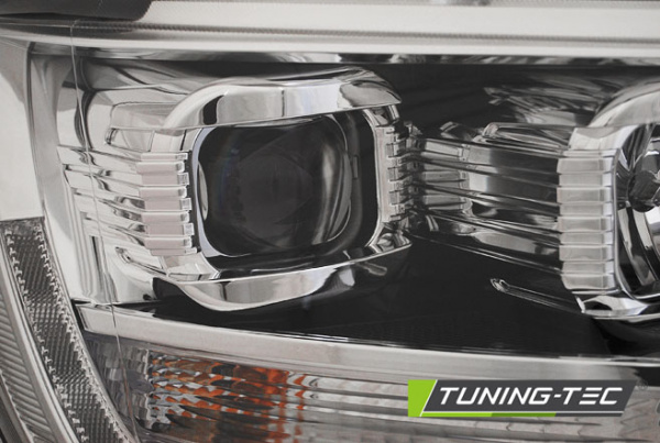 LED Tagfahrlicht Scheinwerfer für VW T6 15-19 chrom
